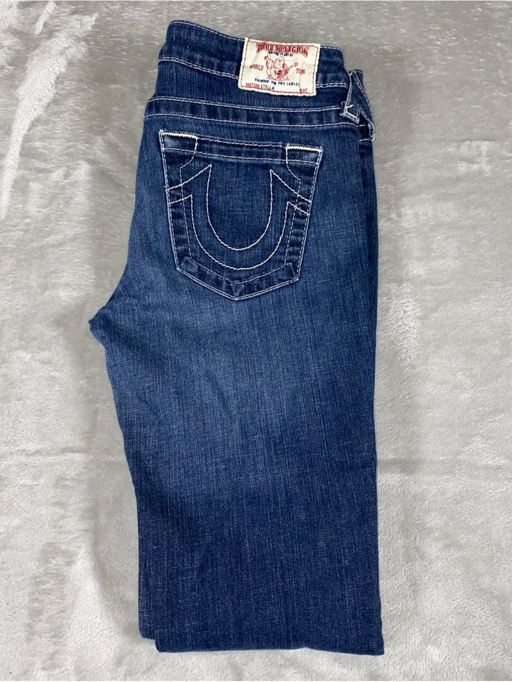 True Religion Women’s Dark Wash Stella Skinny Jeans USA Size 29x30 Cotton Blend